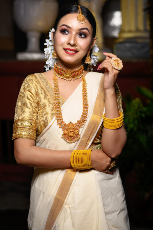 White Bridal Saree
